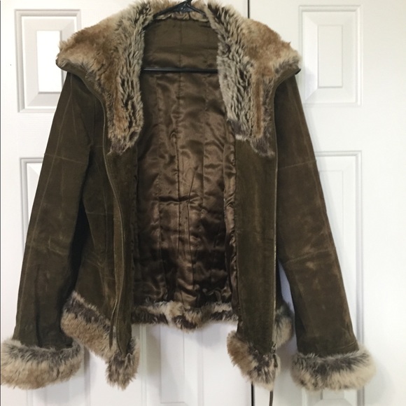 Brown Suede jacket  Yessica - Picture 3 of 7